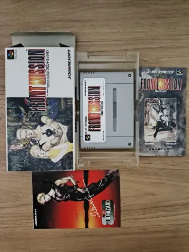 Front Mission Super Nintendo SNES SFC Famicom Original Cib
