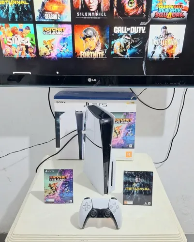Ps5 Slim 1TB com leitor , Aceito Cartão 