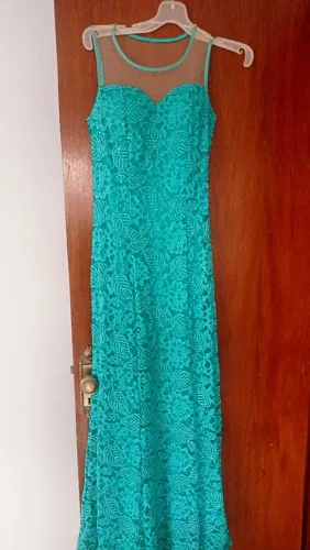 Vestido com brilho glitter