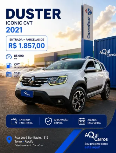 Renault Duster Iconic 1.6 16V Flex AUT 2021