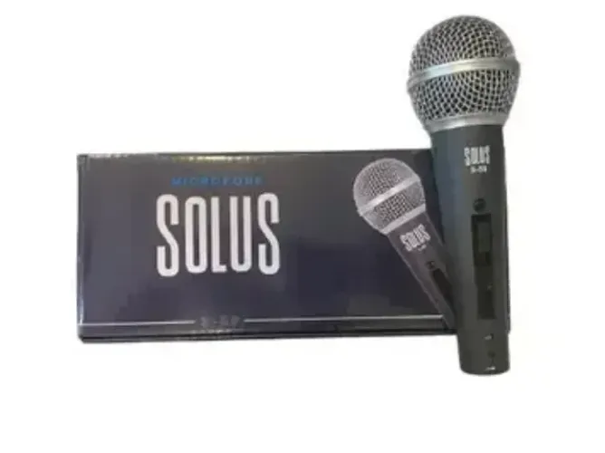 Microfone Soundvoice Sm 58s profissional Cor Padrão