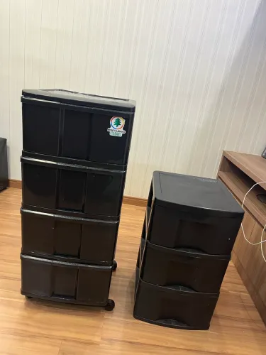 GAVETEIROS DE PLATISCO COM RODINHAS