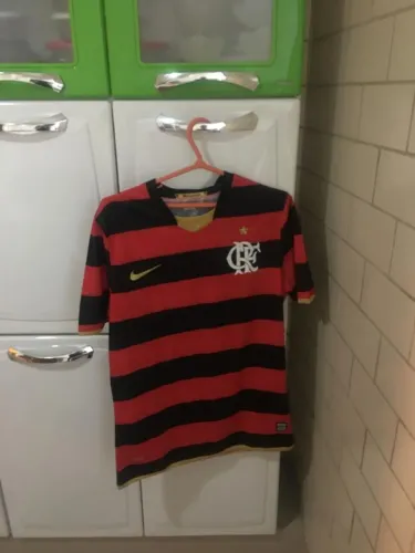 Camisa Retrô Flamengo 2010 Nike Rubro-Negra - Muito Conservada