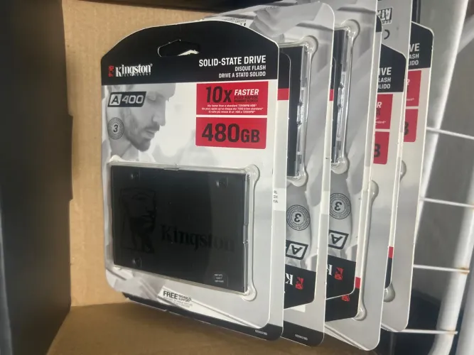 9 unidades ssd 480GB