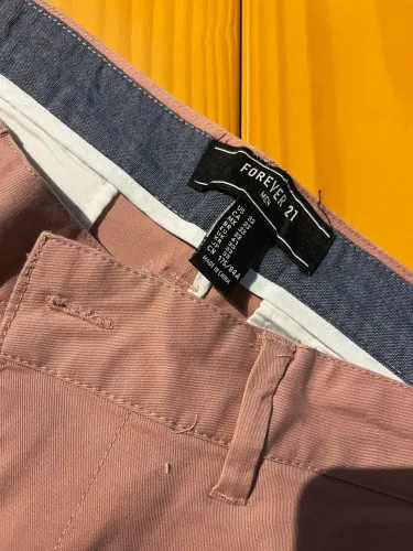 Calça masculina rosa 40
