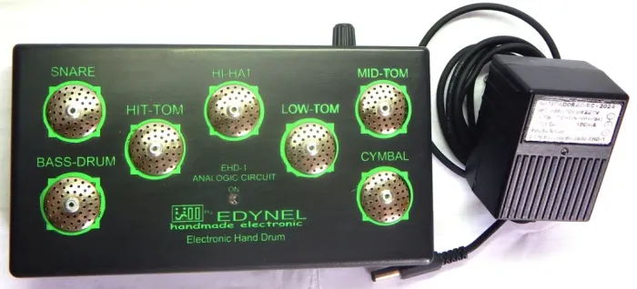 Kit Bateria Eletrônica De Dedo / Mão Ehd-1 Dos Anos 80