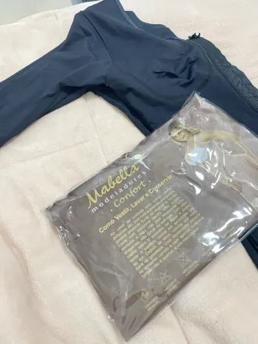 Macaquinho Modelador Com Mangas Busto Pré Moldado - Mabella Nunca usado