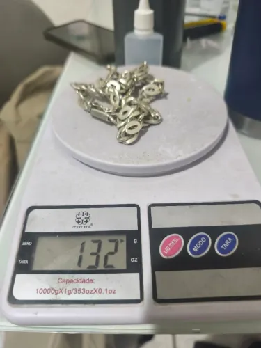 Cordão de prata pura