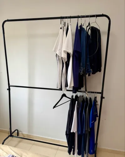 Arara dupla para roupas , super reforçada 