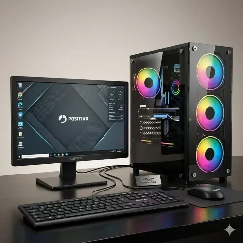 Computador completo Gamer Ryzen 5 2400G + 8g DDR4 + SSD 480G (Superior i7 8° Geração)