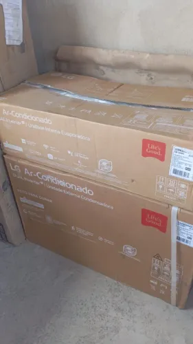 Ar Split LG Dual INVERTER 9000 BTUs + Nota + Garantia + Cartão 12x