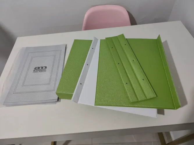 Álbum verde álbum tamanho 20x30