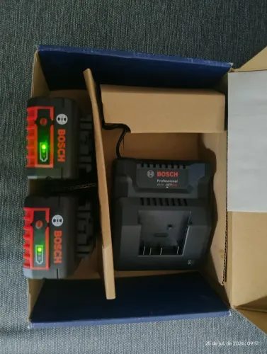 Kit Bosch com 2 baterias 18V 4Ah