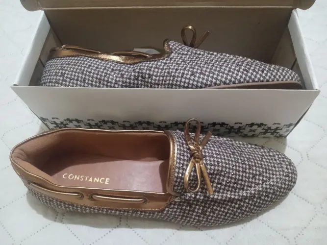 Mocassim Pied de Poule Xadrez - n°40 - Constance