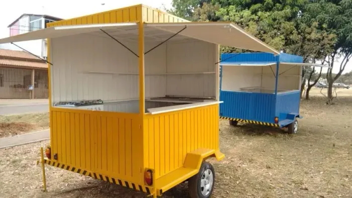 Trailer para Pastelaria e Churros - Pronto para Trabalhar 
