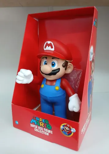 Boneco Mario novo na caixa. Aqui na LOJA FABGAMES