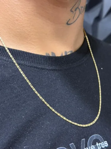 CORRENTE OURO 18K (PIASTRINE)