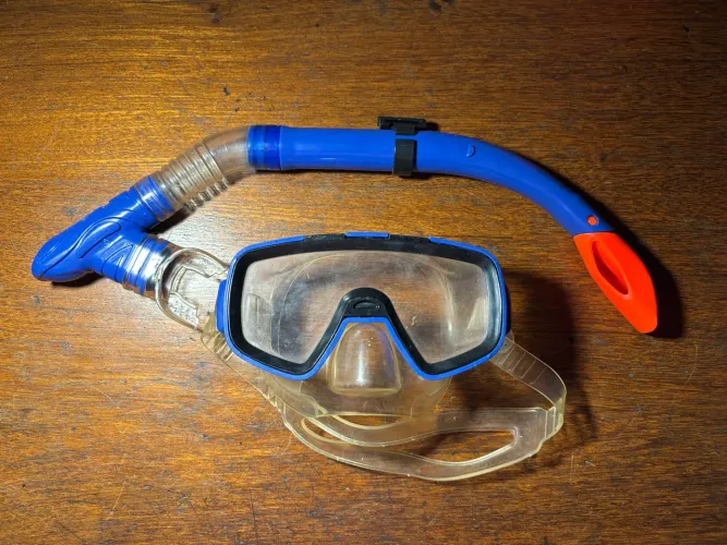 Kit de Mergulho Infantil da Marca Oxer - Azul 