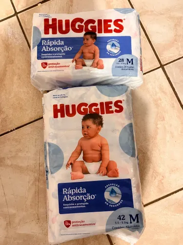 Fralda Huggies tamanho M