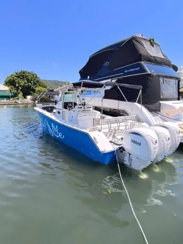 Sedna 315 ano 2017 com 3 x Yamaha 300 ano 2023 - Não Fishing Vicktory Fly 