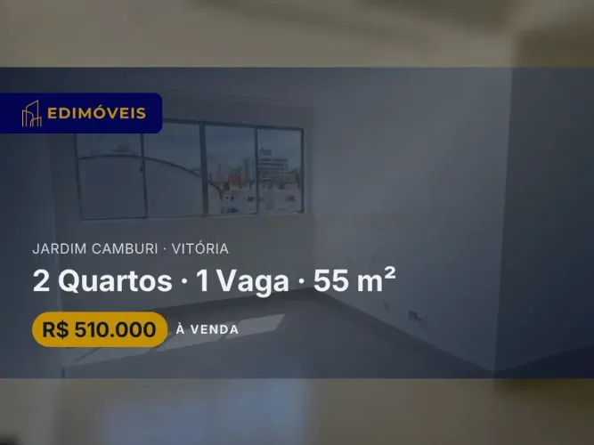 Jardim Camburi: Apartamento 2 quartos em localização privilegiada, venha conhecer!