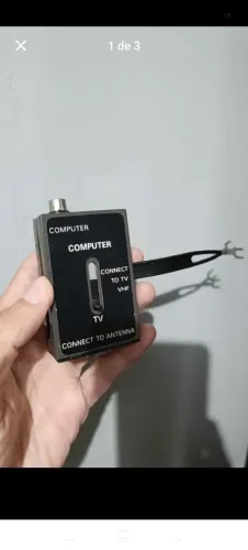 Caixa RF antena antigo novo