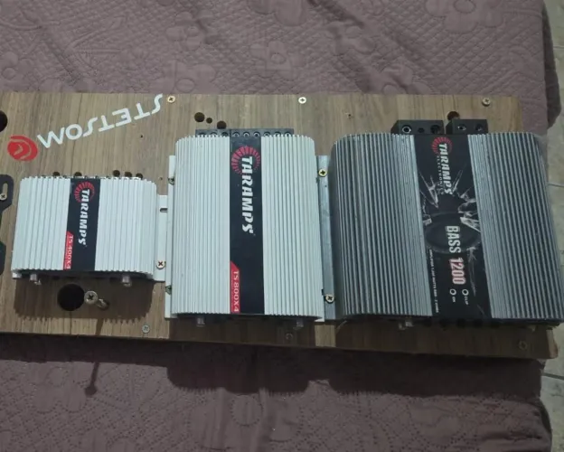 Modulos taramps 1200 , 800x4 e 400x4