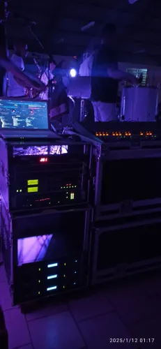 Som profissional para conjuntos, bandas, Djs