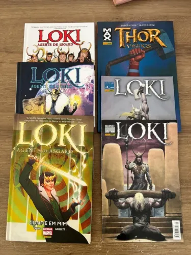 HQs Loki e Thor vinkings Marvel