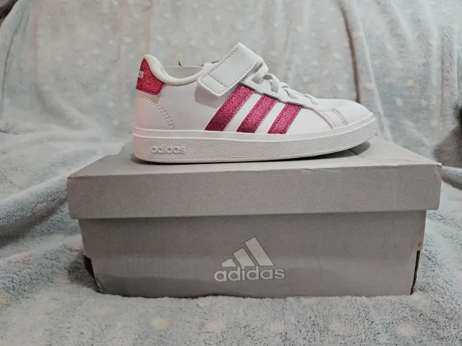 Tênis adidas Infantil Grand Court 2.0 C/ Velcro - Original