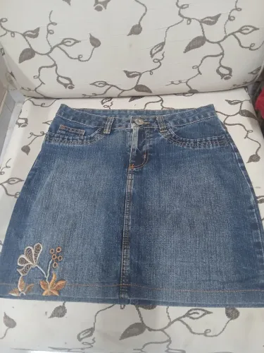 Saia jeans
