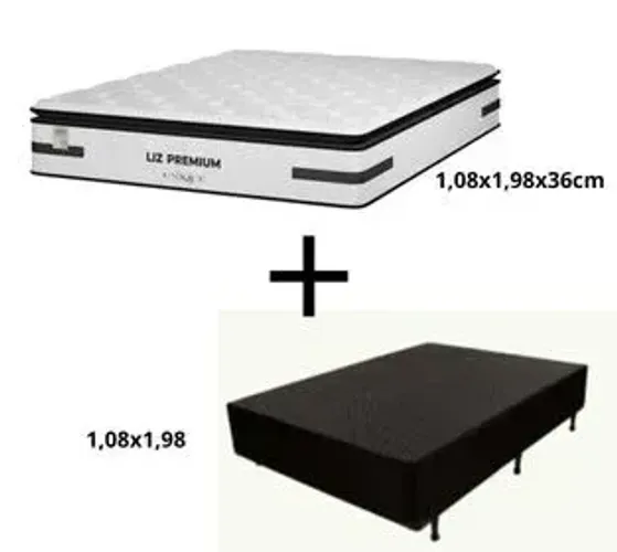 Conjunto Solteirão Premium 1,08x1,98x36cm - (Oferta)!!