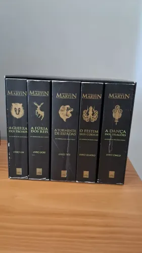 Box As Crônicas de Gelo e Fogo (Game of Thrones) - George R. R. Martin - 5 Livros