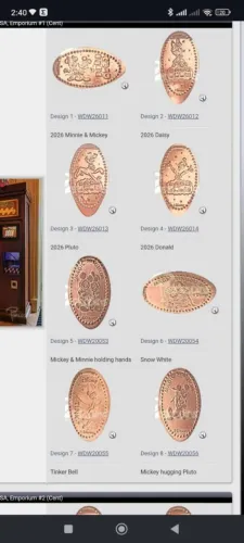 Moedas da Disney #2