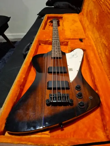 Baixo Epiphone Thunderbird IV Vintage Sunburst 2016 + Hard Case + NF 0Km