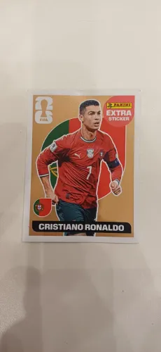Figurinha Copa 2026 Cristiano Ronaldo dourado oficial Panini