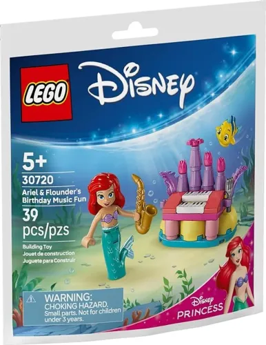 LEGO A Pequena Sereia - Ariel e Linguado - Novo e Oficial