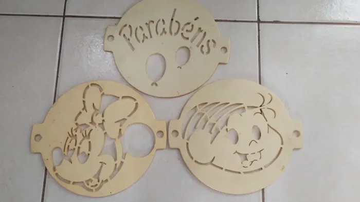 Forma para pasta americana decoração de bolos