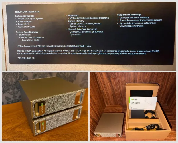NVIDIA DGX Spark 4 TB Included in the Box