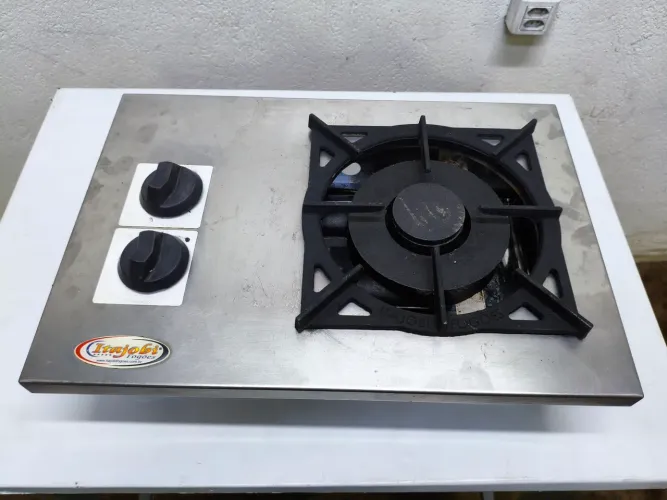 Fogão Industrial Usado Inox - 01 Boca