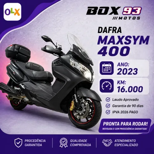 Dafra Maxsym 400I Ano 2023