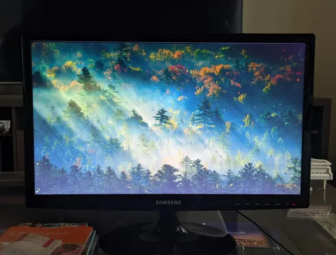 Monitor Samsung S22C300F LED 21,5" Full HD + Fonte Original + Cabo DVI