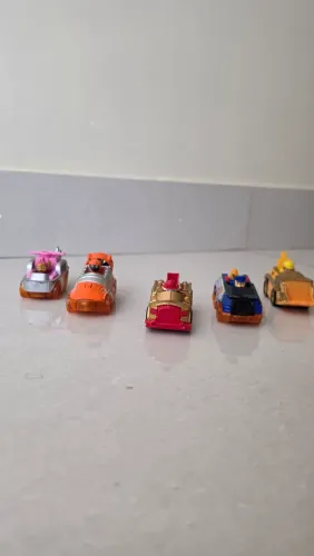 Lote 5 Carrinhos Patrulha Canina True Metal - Perfeito Estado