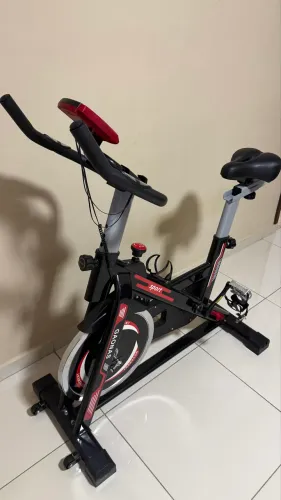 Bike spinning roda de 13kg sistema de correia