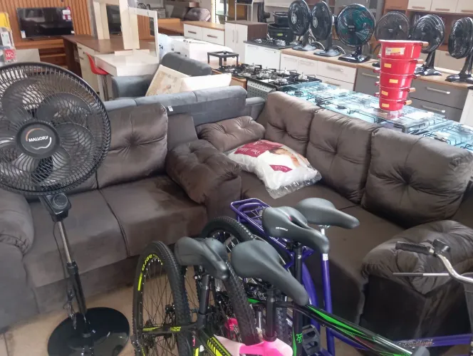 Sofá novo em oferta, conjunto 