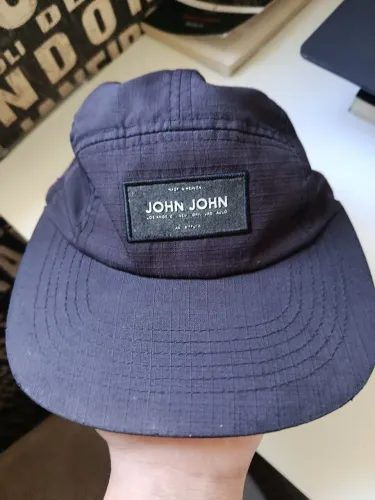 Boné John John Five Panel Original - Tecido Ripstop (Ótimo Estado)