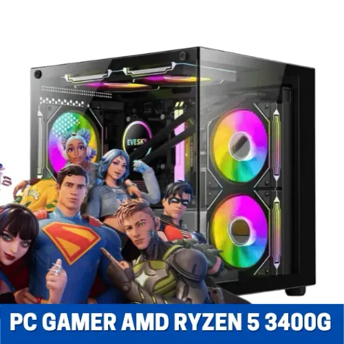 PC Gamer, AMD Ryzen 5 3400G, 8GB DDR4, SSD240
