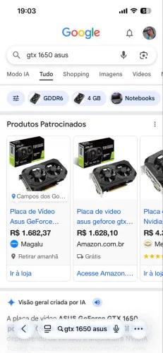 GTX 1650 - ASUS Tuf Gaming