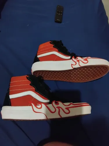 Tenis vans sk8-hi flame novo 36 sem caixa raro e original