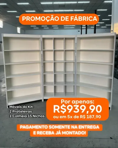 Kit Expositores multiuso MDF